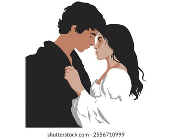 Romeo and Juliet Vector Couple Art