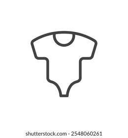 Romper icon Logo symbol outline set