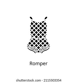 romper icon in vector. Logotype