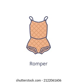 romper icon in vector. logotype