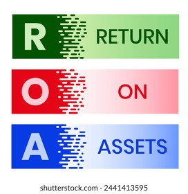 RONA Return On Net Assets acronym. business concept background. vector illustration concept with keywords and icons. lettering illustration with icons for web banner.