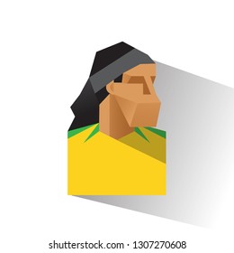 Ronaldinho A Brazil Professional Footballer Icon Vector Illustration