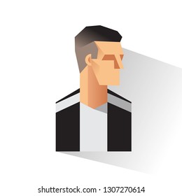 Ronaldo Icon footballer vector illustration