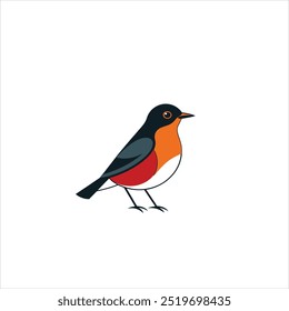 Ronin bird logo vector illustration