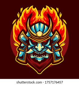 diseño de ilustración de vector de grabación de ronina