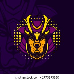 Ronin Dog Mascot for logo, mascot gaming or other