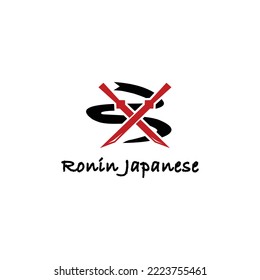 Ronin Japanese logo symbols war