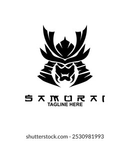 Ronin logo. Samurai logo vector illustration design. Ninja logo.