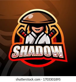 Ronin mascot esport logo design