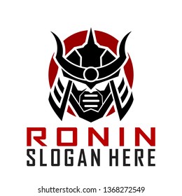 Ronin Ninja Samurai Logo Vector