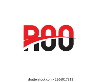 ROO Letter Initial Logo Design Vektorgrafik