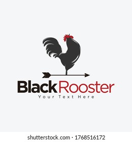 Roof Arrow Symbol, Rooster Logo Template