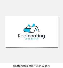 ROOF COATING VECTOR LOGO DESIGN