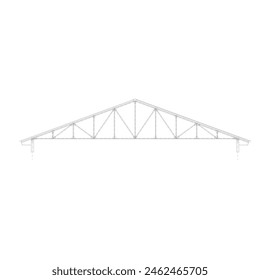 roof construction from angled plate steel