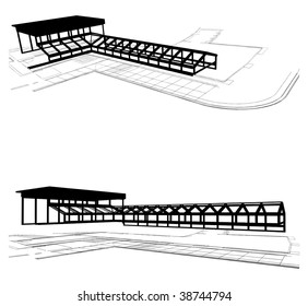 Roof Construction Vector 03