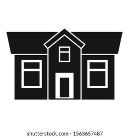 Roof cottage icon. Simple illustration of roof cottage vector icon for web design isolated on white background