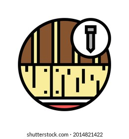 roof deck color icon vector. roof deck sign. isolated symbol illustration