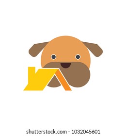 Roof Dog Logo Icon Design