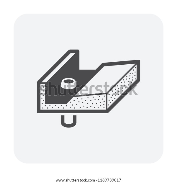 Roof Drain Vector Icon Consist Bowl Stock Vector (Royalty Free ...