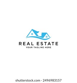 Roof and home logo vector design concept. Real estate logo