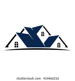 roof and home logo vector. house icon.