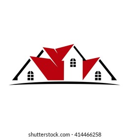 roof and home logo vector. house icon.