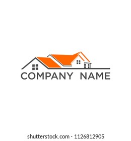 Roof Home Logo vector. Real estate logo template. Vector Illustration
