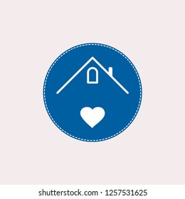 roof, house, construction, services, company, logo, badge, vector eps 10