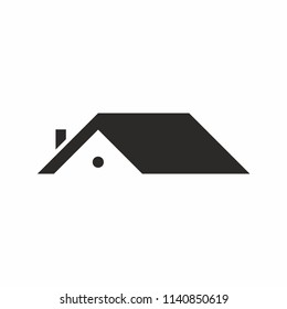 	
Roof house icon logo. Vector 