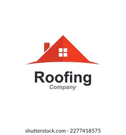 roof house icon logo vector