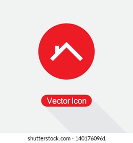 Roof Of House Icon Vector Illustration Eps10
