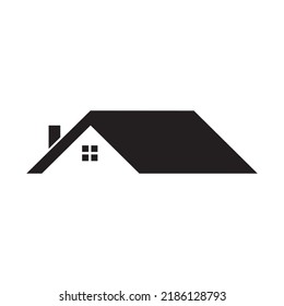 Roof of the house isolated icon, roof vector icon