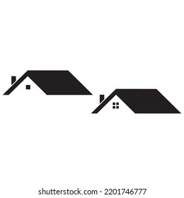 Roof of the house isolated icon, roof vector icon