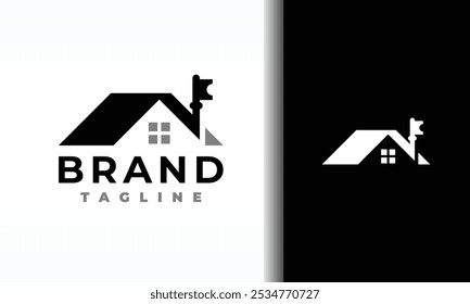 roof of the house key end logo
