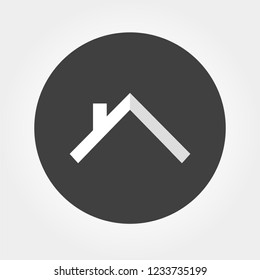Roof of the house, roof vector icon