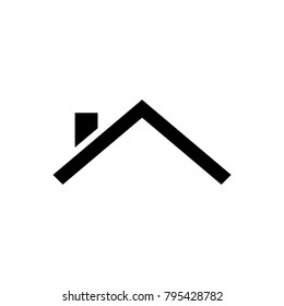 Roof house vector icon - Shutterstock ID 795428782