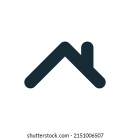 Roof Icon Design Template Elements
