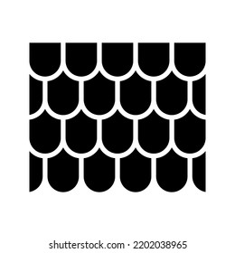 Roof icon. Roof tile sign. vector illustration