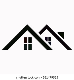 Roof Icon Vector Design Stock Vector (Royalty Free) 581479525