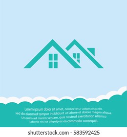 Roof  icon. Vector design.