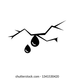 Roof leak icon