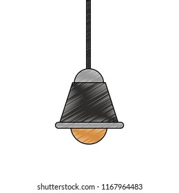 Roof lights isolated scribble