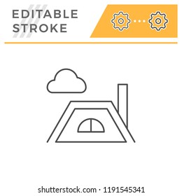 Roof line icon