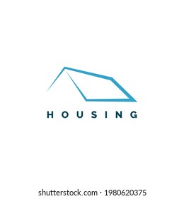 Roof logo design symbol vector template