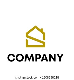 roof logo . home vector . house sign template design for real estate 