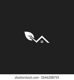 Ilusión de Vector de tecnología de logotipo de techo