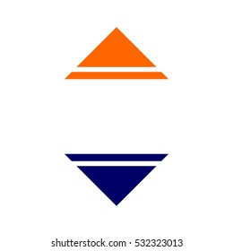 roof logo template. vector icon.