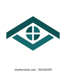 roof logo vector.