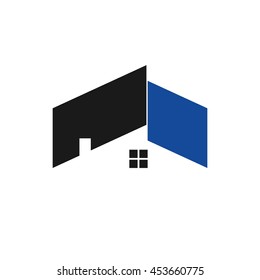 roof logo vector.