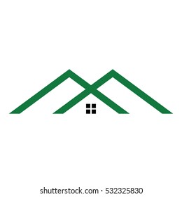 roof logo vector